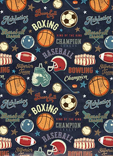 ARKRAFT - Papel de regalo, 3 hojas, formato 90 x 65 cm, regalo para hombre, 18-9227