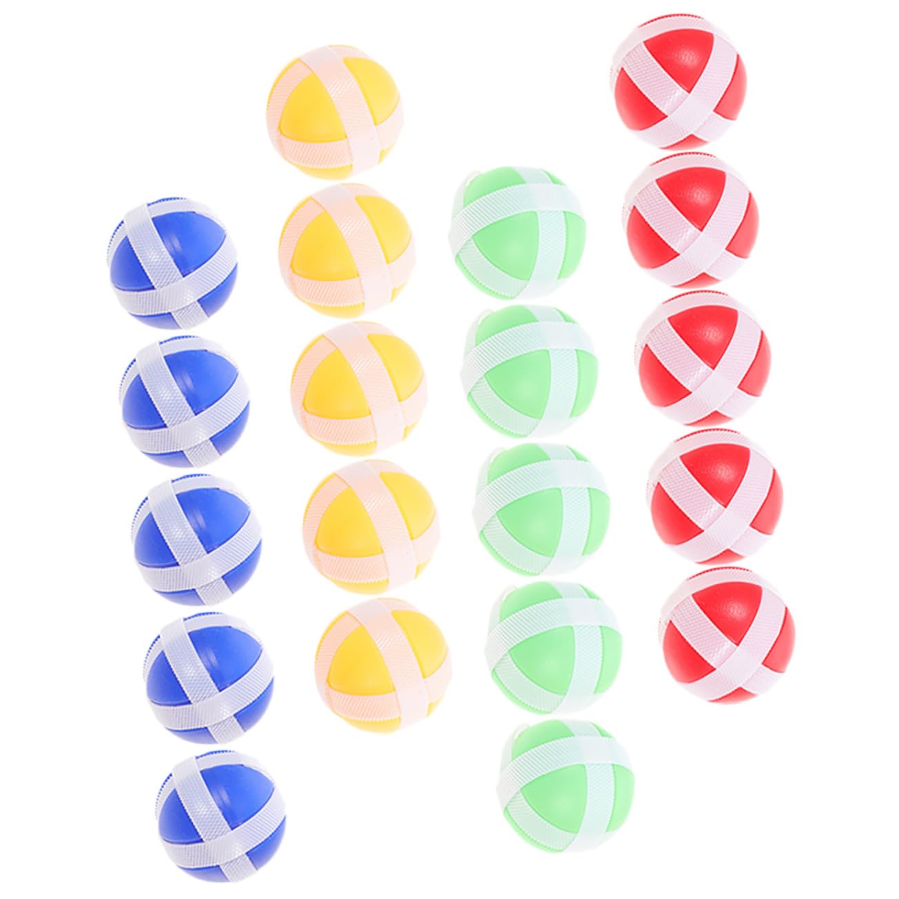NAMOARLY 20pcs Sticky Balls for Dart Board Boy Girl Balls Toy Dart Accessories Colors Safe Pa Nylon Material Lightweight for Indoor Outdoor Games
