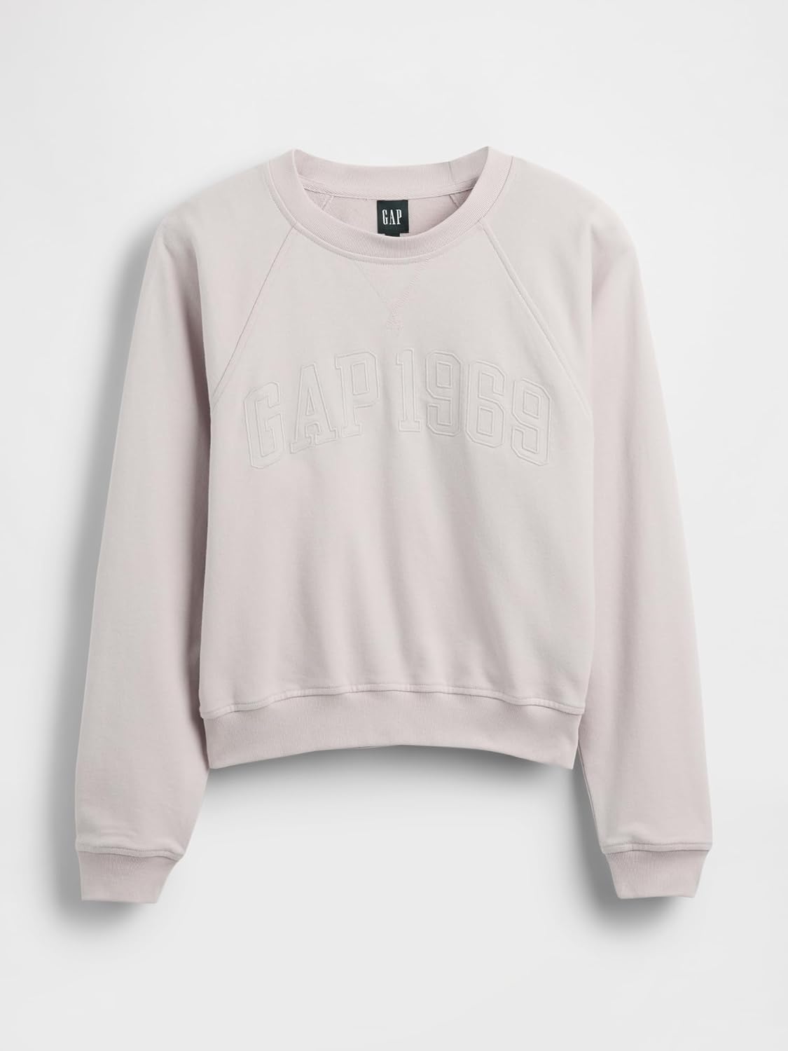 GAP Women's French Terry Logo Crew Sweatshirt