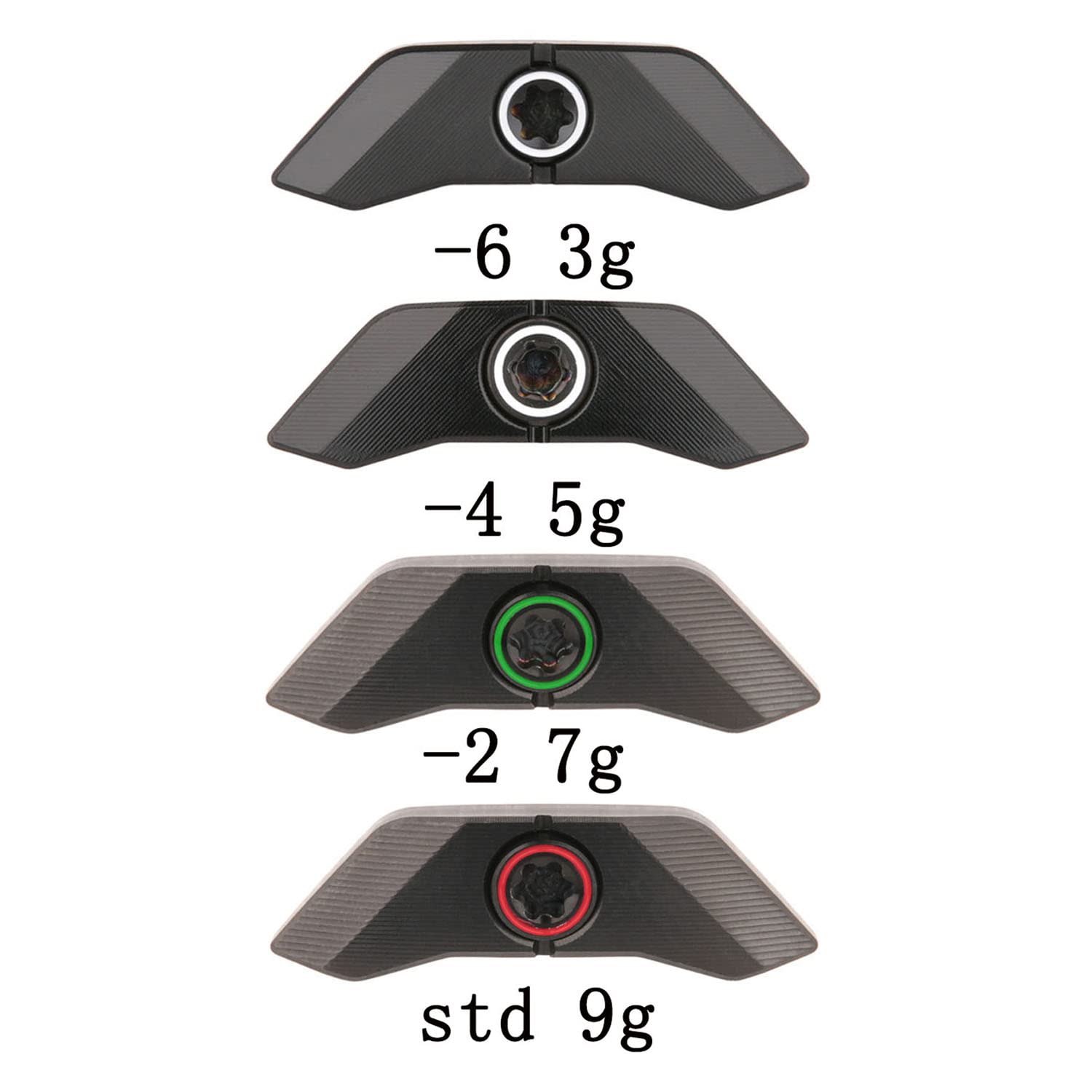4pcs/set Golf Weight Wrench Tool Kit for Titleist TSR2 TSR4 Driver Fairway Wood 3g 5g 7g 9g