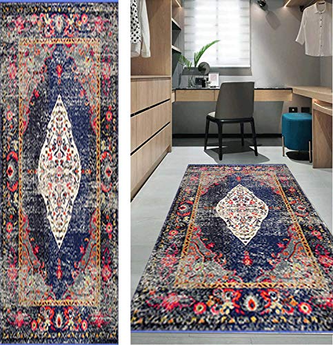 Alfombra Pasillo Pasillera para Sala De Estar Cocina Resistente Al Desgaste Altura De La Pila De Alfombra de Pasillo Cocina, Antideslizante Resistente a Las Manchas 70x200cm R-4 Cover