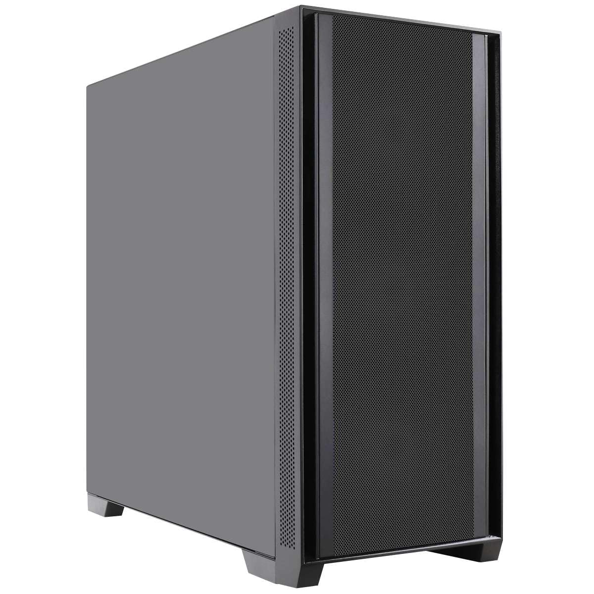 Fox Spirit FG2 Core - Boîtier PC - Moyen Tour - Façade Mesh - Non RGB - Compatible avec Carte mère Micro ATX, Mini ITX - Panneau latéral Anti-Bruit - Noir