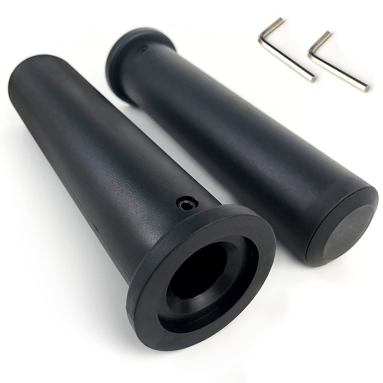 Olympic Adapter Sleeve (2 PCS), Contains 2 Spring Barbell Rings, Olympic Weight Plate Posts, Suitable for 8 ich and 11 inch Standard Barbell