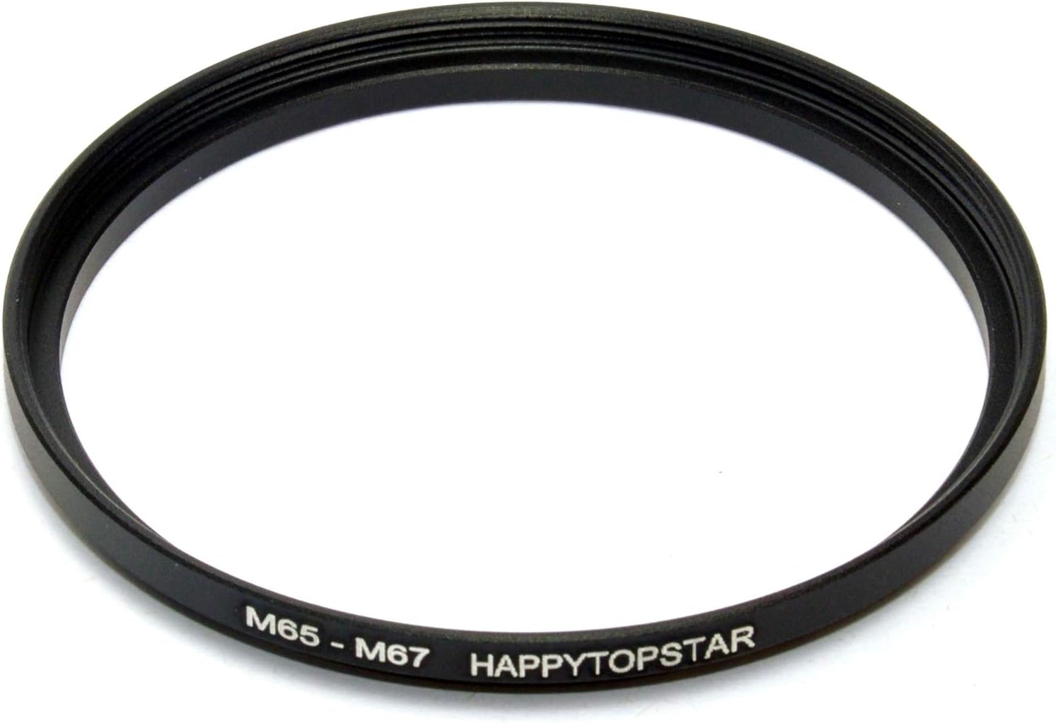 Metal M65 to M67 65-67 Male to Female 65mm 1mm Thread Pitch to 67mm 0.75mm Thread Pitch 65mm-67mm Step-Up Coupling Ring Adapter for Lens Filter