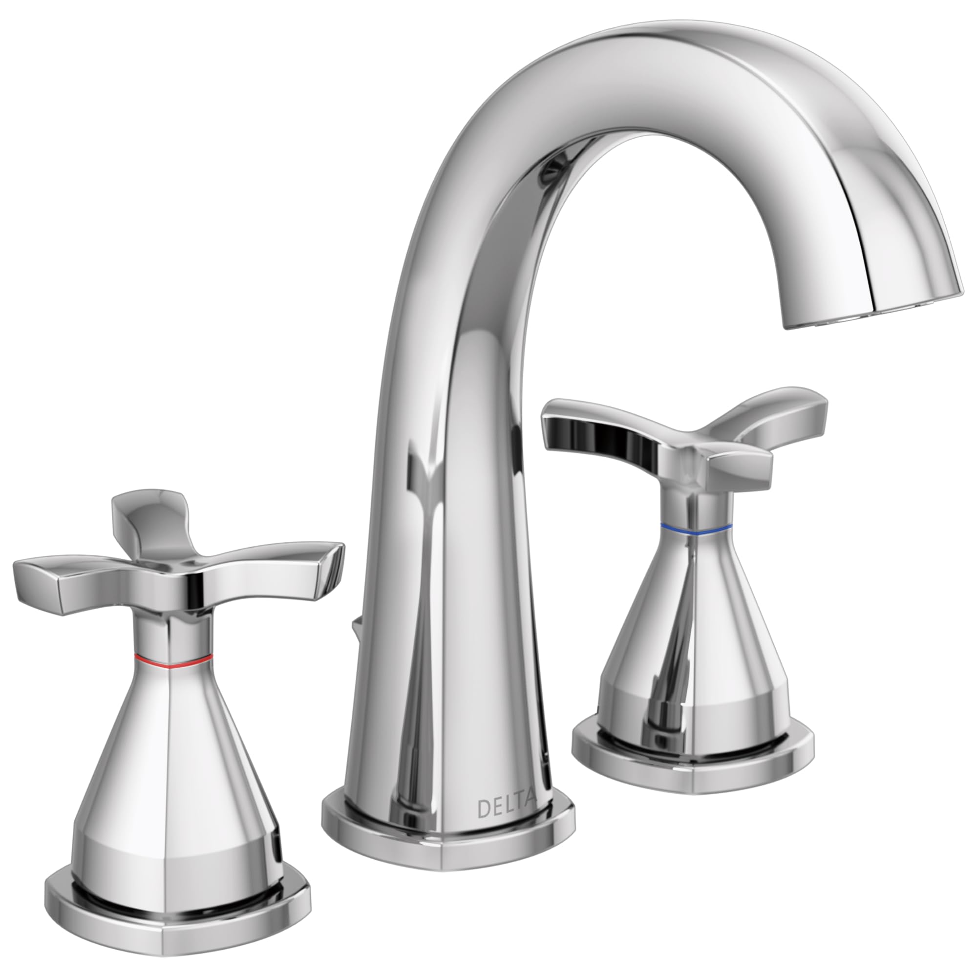Delta Faucet Stryke Widespread Bathroom Faucet 3 Hole Chrome Bathroom Sink Faucet 2 Handle Bathroom Faucet Bath Faucet