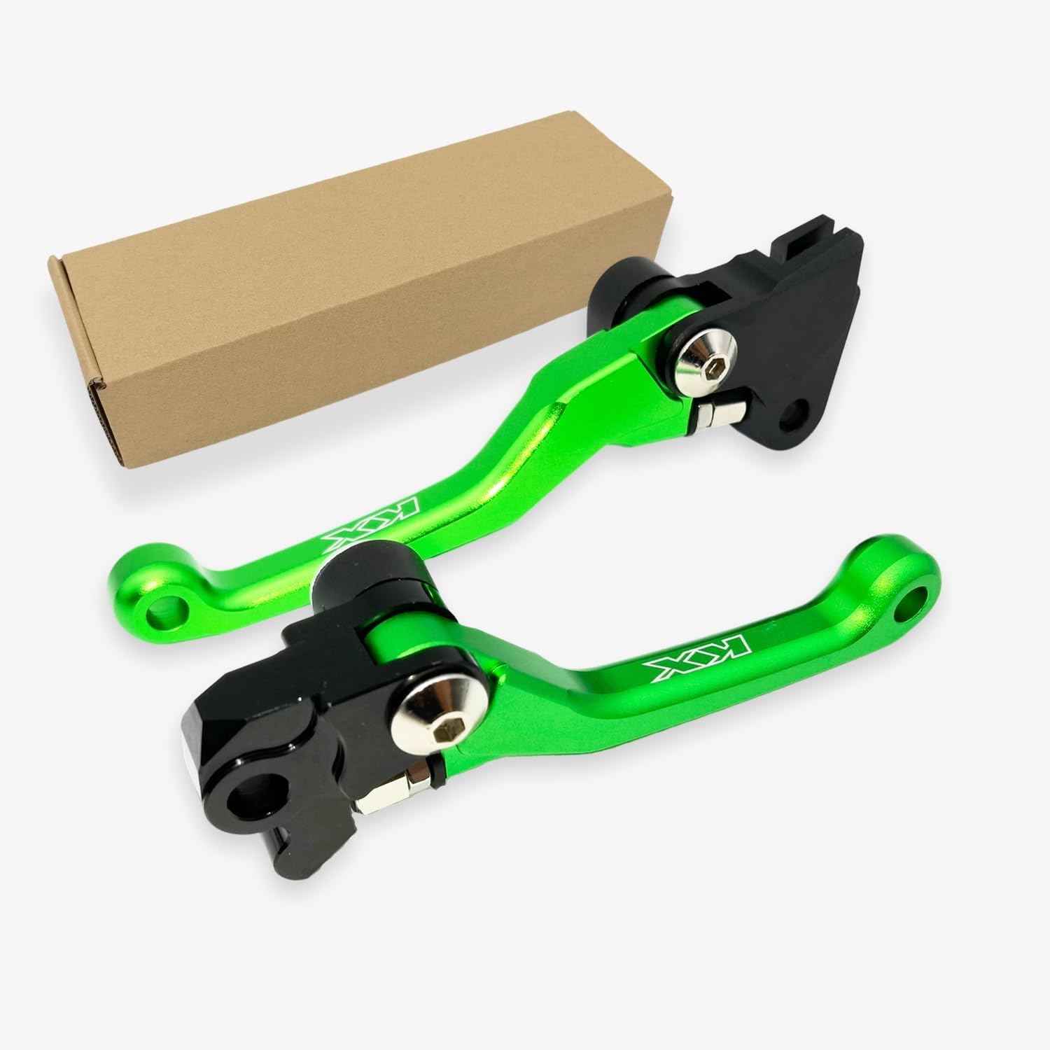 Dirt Bike CNC Pivot Black Brake Clutch Levers Adjustable Compatible with KX250F 2004-2018 (Purple, KX250F 2005-2012)