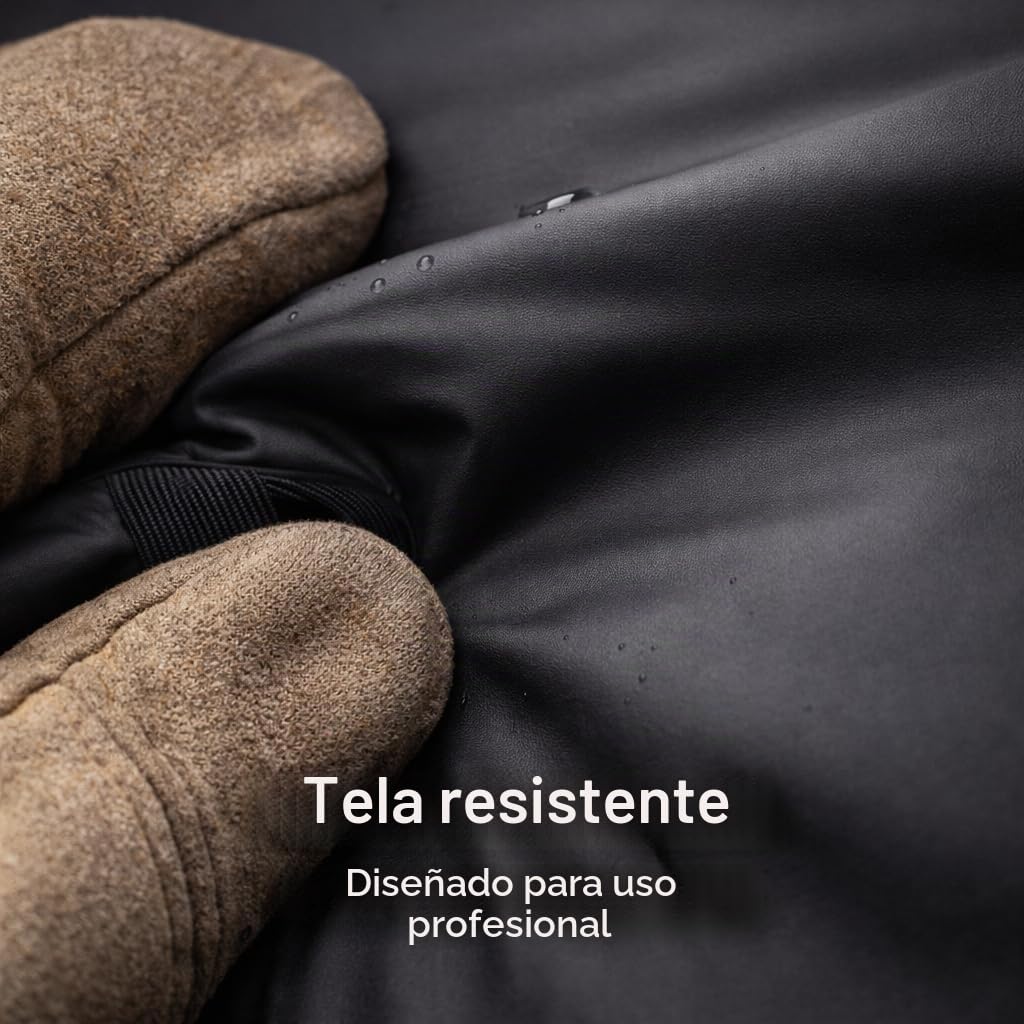 XTRA - Fundas de asiento impermeables resistentes para furgoneta, individual + doble, 6 colores a elegir, color negro