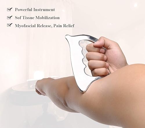 Miniatura 2 de Guasha - Herramienta de masaje raspador para tejido suave, herramientas IASTM de liberación miofascial para espalda, piernas, brazos, cuello, hombro