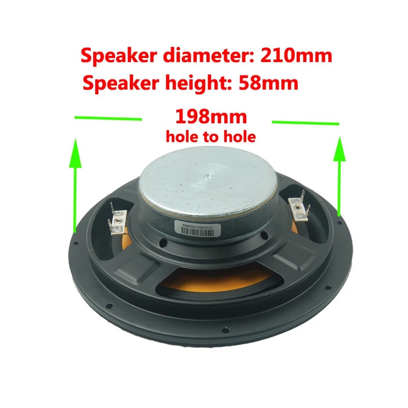 Altoparlanti per bassi universali Tweeter Speakers Car