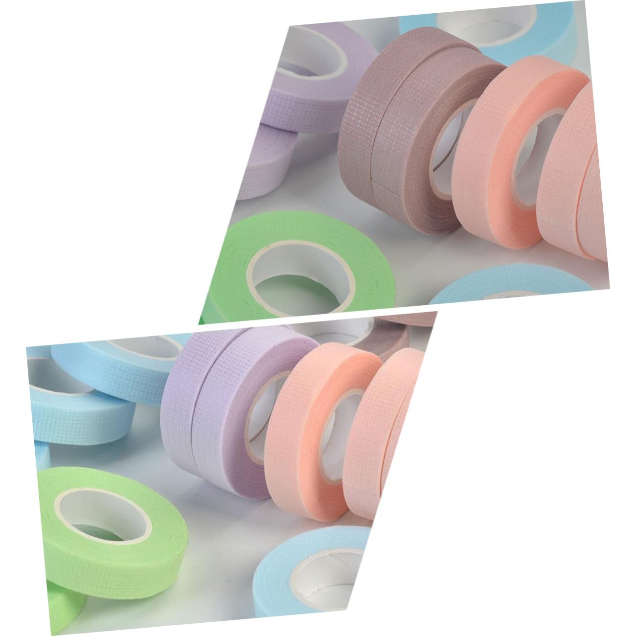 VALICLUD 3 Series Cinta Aislante De Pestañas Cinta De Levantamiento De Pestañas Eyelash Latigazo Cintas De Pestañas Transpirables Cintas Fijas Para Pestañas Tallo De Algodón 8 Rollos*3