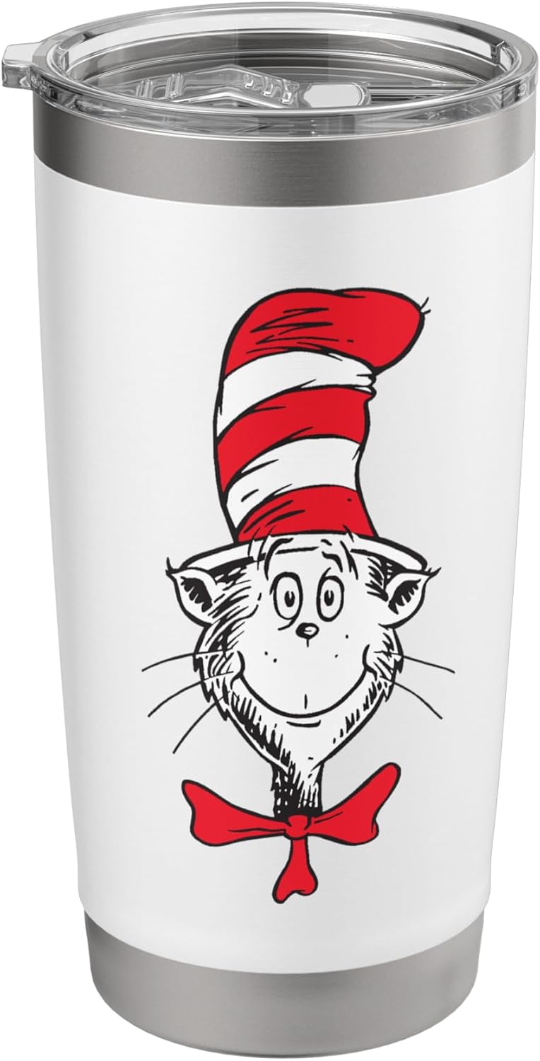 Dr. Seuss The Cat in the Hat Face Stainless Steel Insulated Tumbler