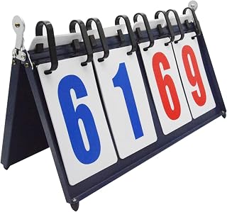 2 Packs Portable Sports Scoreboard for Basketball,Sports Scoreboards Portable Table Top Scoreboard Scoring Board for Table Tennis Basketball Badminton 00-99