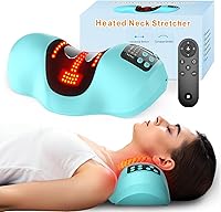 Vista 1 de Ensanchador de Cuello con Calefacción para Alivio del Dolor, Dispositivo de Tracción Cervical de Cuello y Hombro Inalámbrico con 3 Niveles