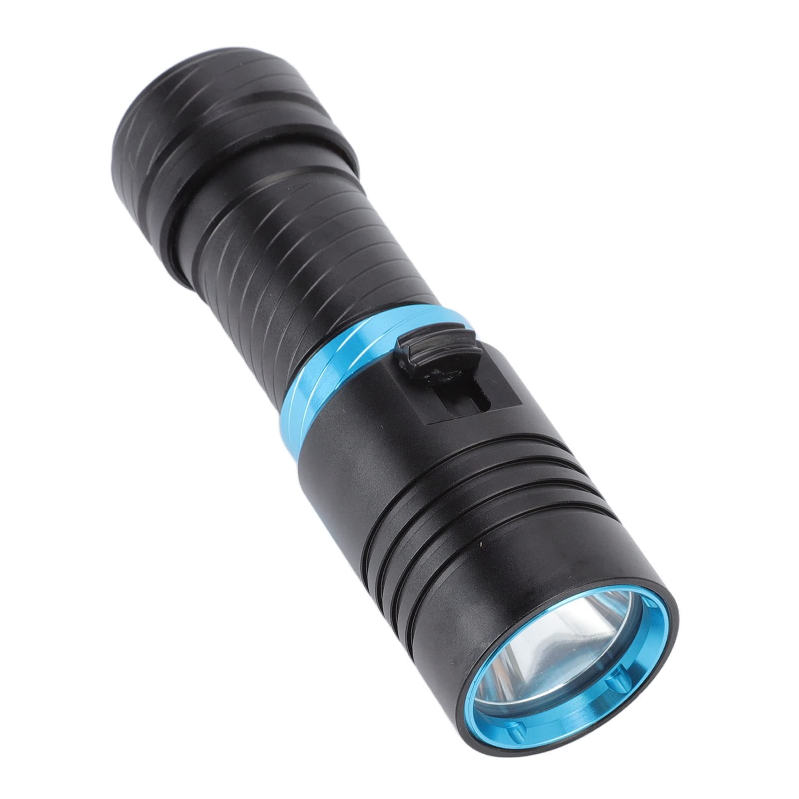 Lampe De Plongée 5000 LM - IPX8 100 Mètres, Puissance Variable, Perles L2, Alliage Aluminium, Pour Pêche, Chasse, Camping