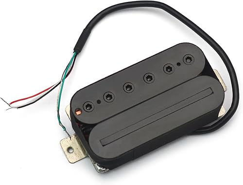 Miniatura 7 de MAXCHEER Alnico - Guitarra eléctrica de 5 puentes, hoja humbuckertornillo hexagonal, ajuste de doble bobina, pastilla de guitarra con 4 cables de