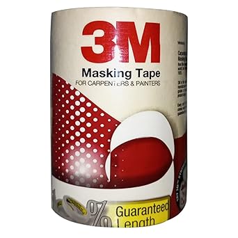 3M General Purpose Masking Tape, 24mm X 20m, 6 rolls/pack, For Carpenters & Painters