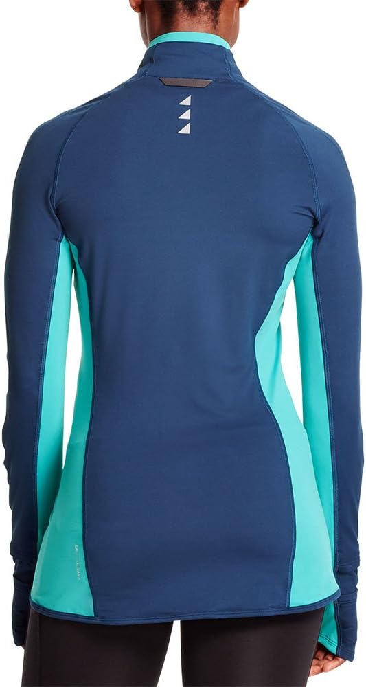 Mission Womens Vaporactive Stamina Lightweight 1/4 Zip Long Sleeve Shirt - Image 3