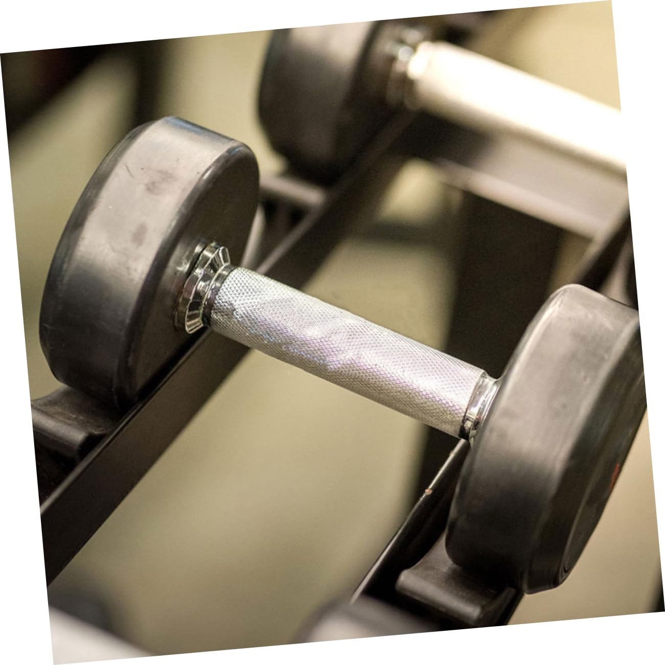 Toddmomy Supporto Porta Manubri Da 8 Pezzi Robusto Supporto Da Pavimento Per Manubri Organizer Per Attrezzi Da Fitness Salvaspazio Per Palestre Domestiche