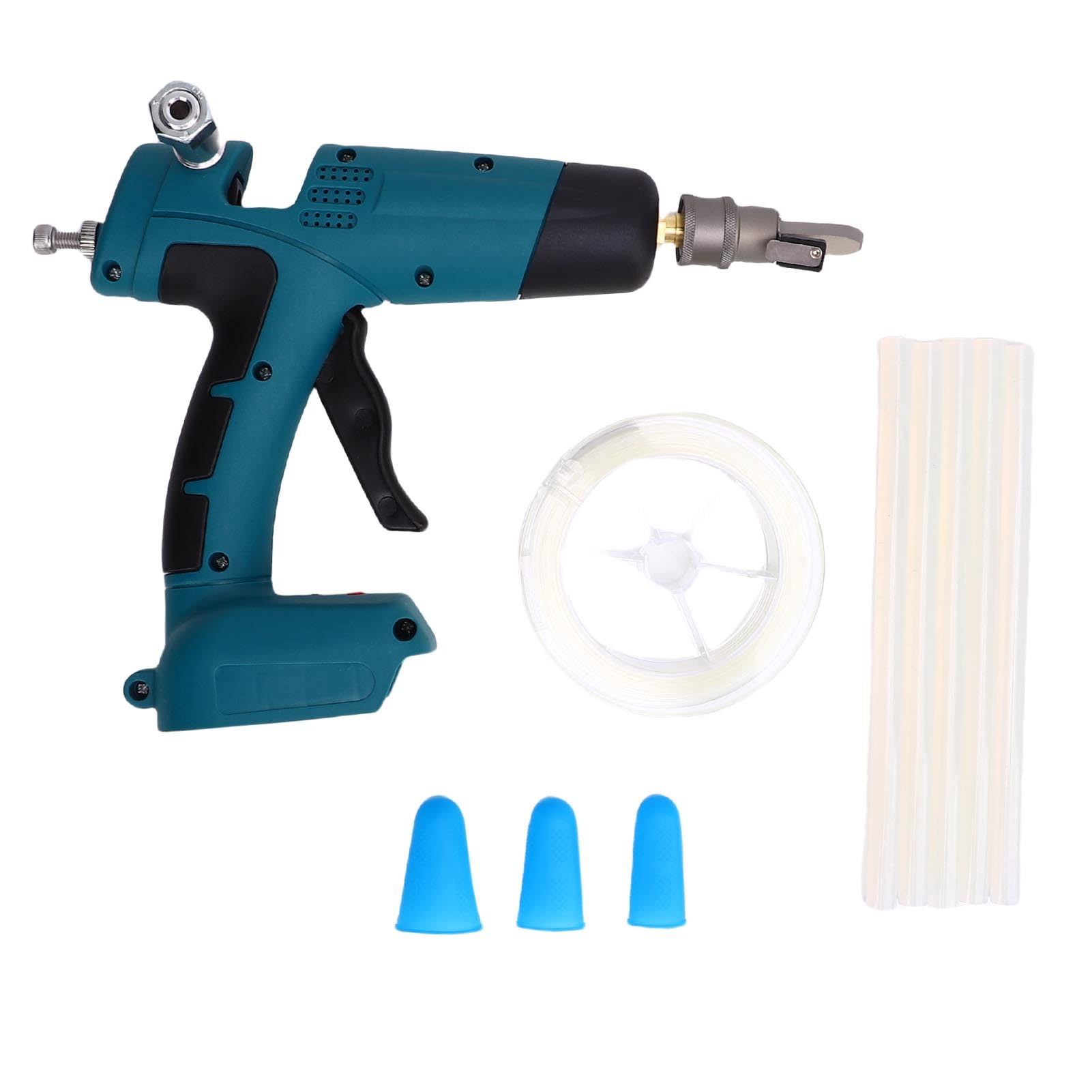 Kabellose FTTR-Glasfaser-Klebepistole – 220 ℃ Heizung, Präzisionsdüse, ABS-Werkzeug für 11-mm-Klebestifte, verdeckte Verkabelung, Inneninstallationen