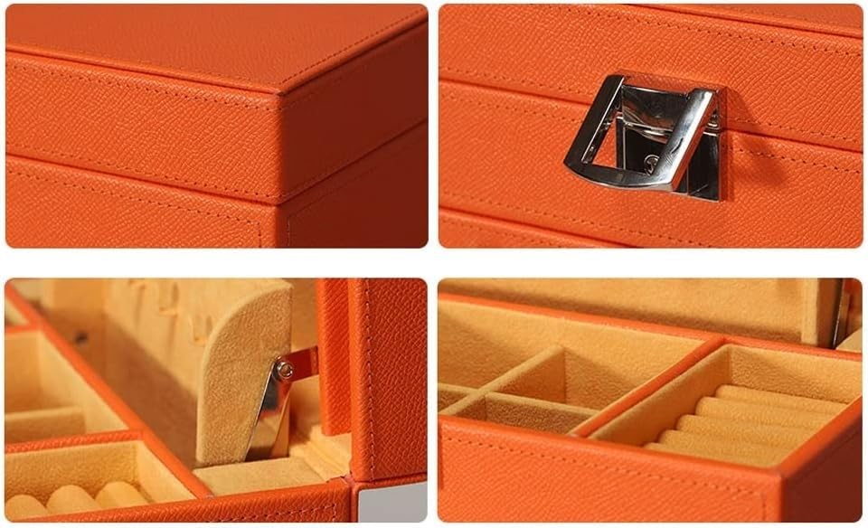 Boîte à bijoux multifonction sur la coiffeuse pour vos montres - 4