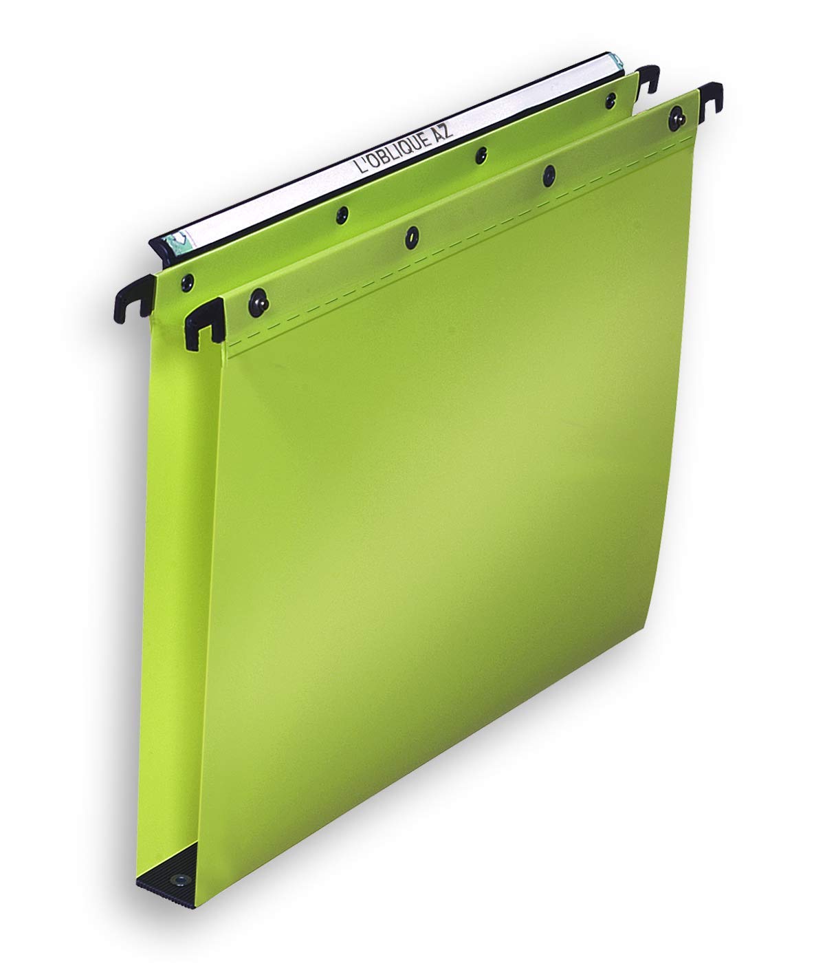Elba Ultimate PP Lot de 10 Dossiers Suspendus en Polypro Opaque pour Tiroir Fond 30mm Vert