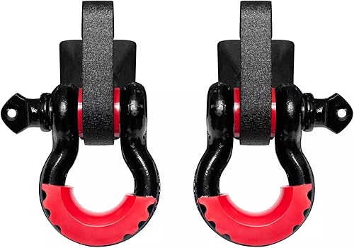 Miniatura 3 de Soporte de montaje de gancho de remolque delantero de acero y anillos en D para soporte de grillete de anillo en D Tundra 2007-2021, reemplazo del