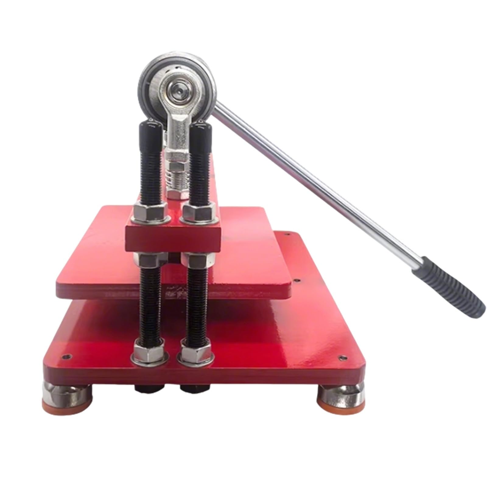 Cortador Cuero Manual, Máquina Troqueladora De Varilla De Doble Guía Roja