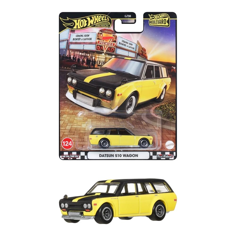 Amazon.com: Hot Wheels 1:64 Boulevard 2025 B – Datsun 510 Wagon