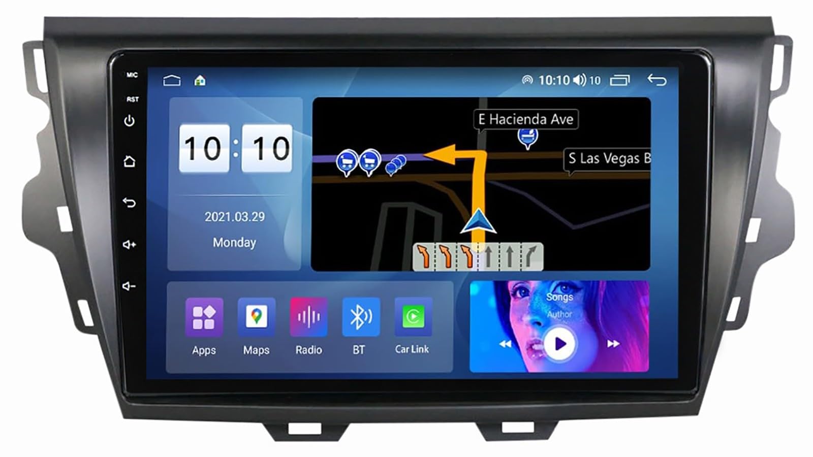 Autoradio multimédia 9 pouces avec navigation GPS Sat et récepteur FM pour Haval C30 2015