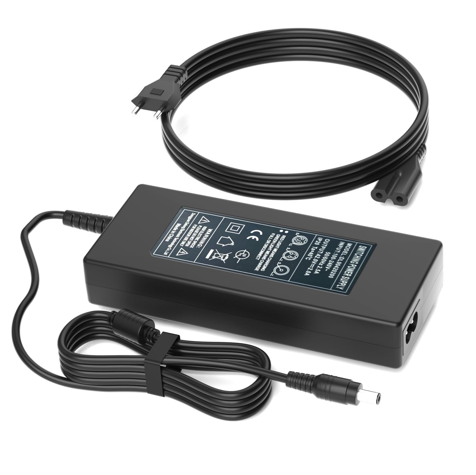 42V 2A Adapter Ladegerät für Segway Ninebot, Xiaomi M365, Bi