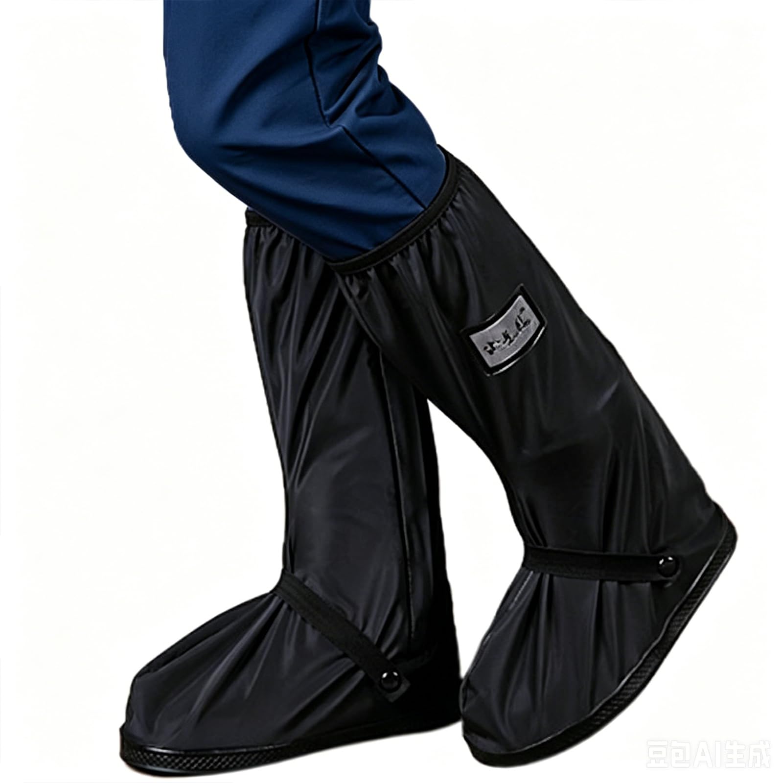HSEAMALL Schuhüberzieher wasserdicht,Regenüberschuhe Wasserdicht Überschuhe,Outdoor Rutschfester Schuhüberzieher Fahrrad Regenschutz Regenschuhe