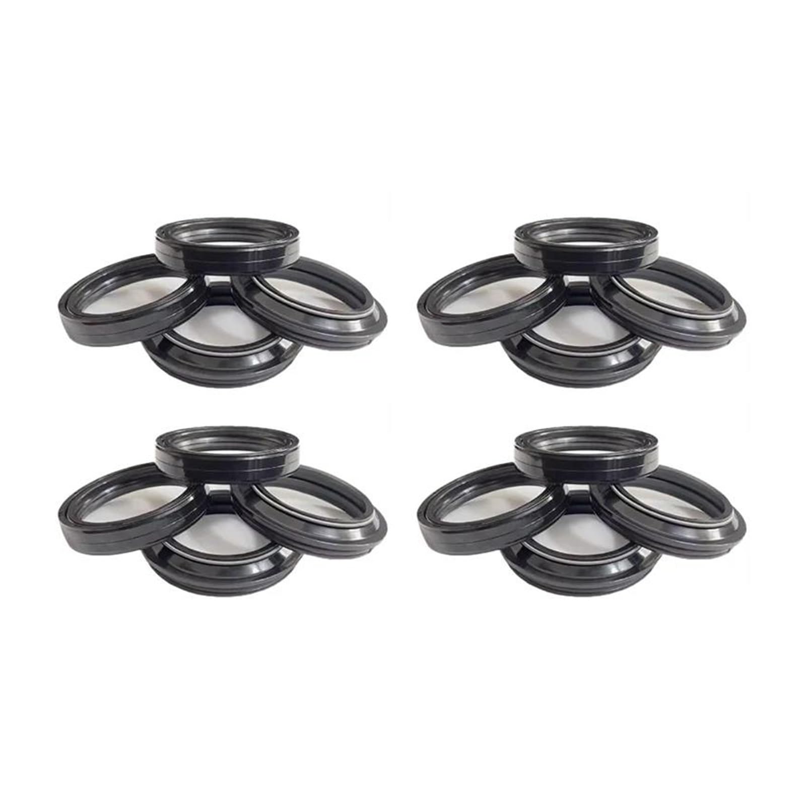 Para CR250R CRF250R KX250 CRF450R CRF450 NSR500 Amortiguador Horquilla Delantera Retén Aceite Guardapolvos(8pc Seal 8pc Cover)