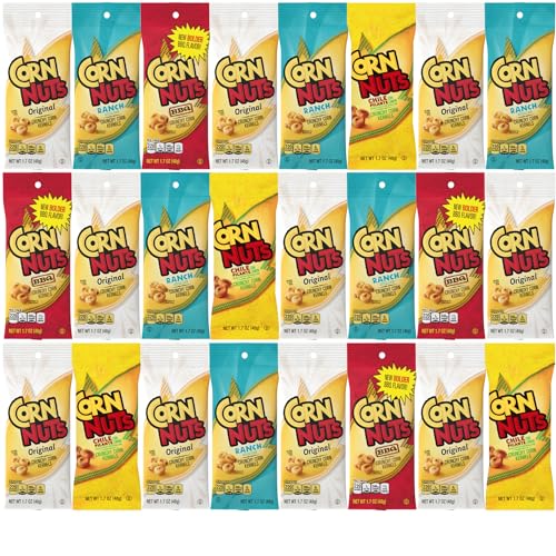 Corn Nuts Crunchy Corn Kernels Assortment - Bulk Variety Pack (24 Pack)