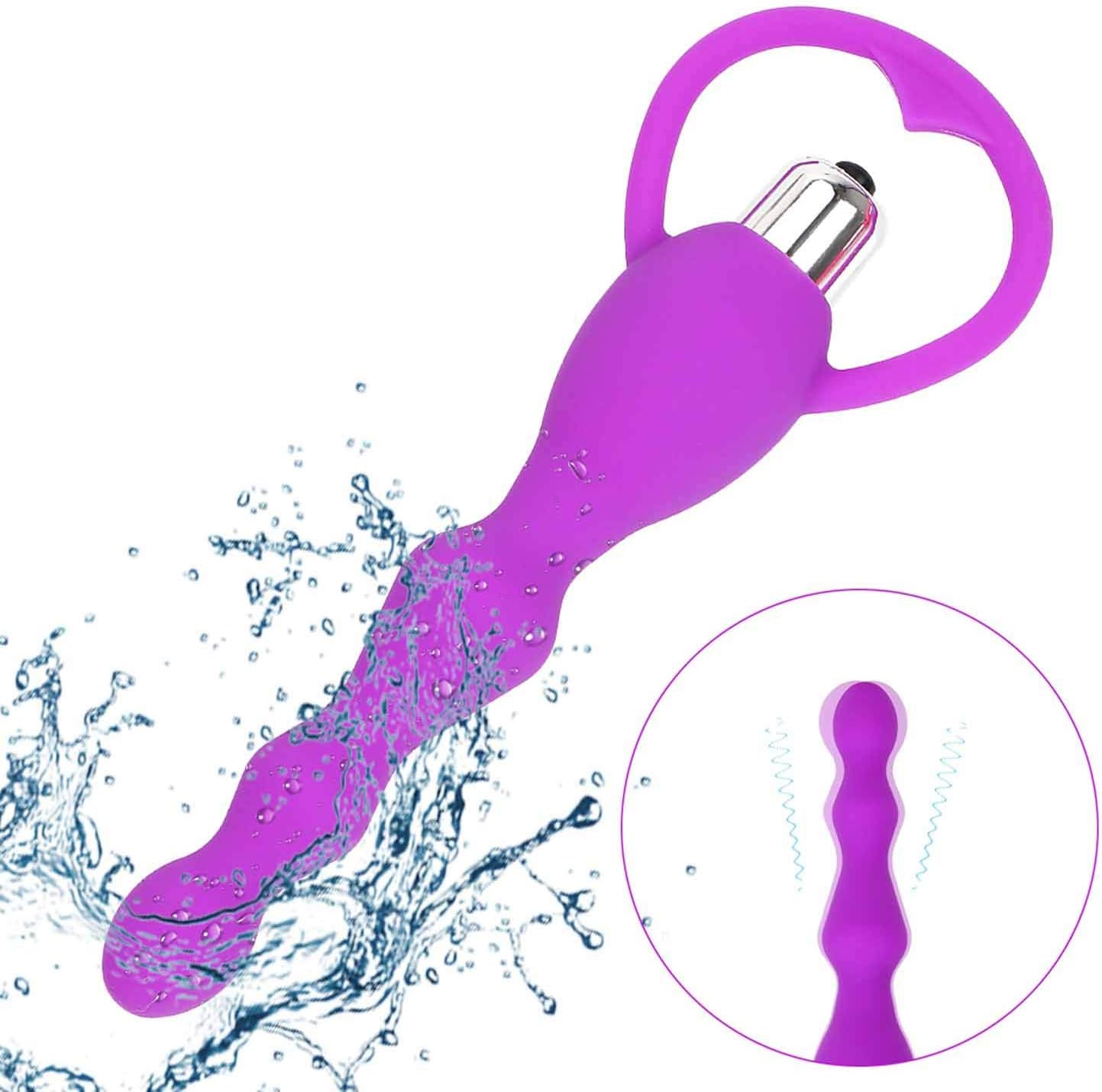 Utensil-Shop-UK Vibrador anal Plug Prostata Masaje suave anal ...