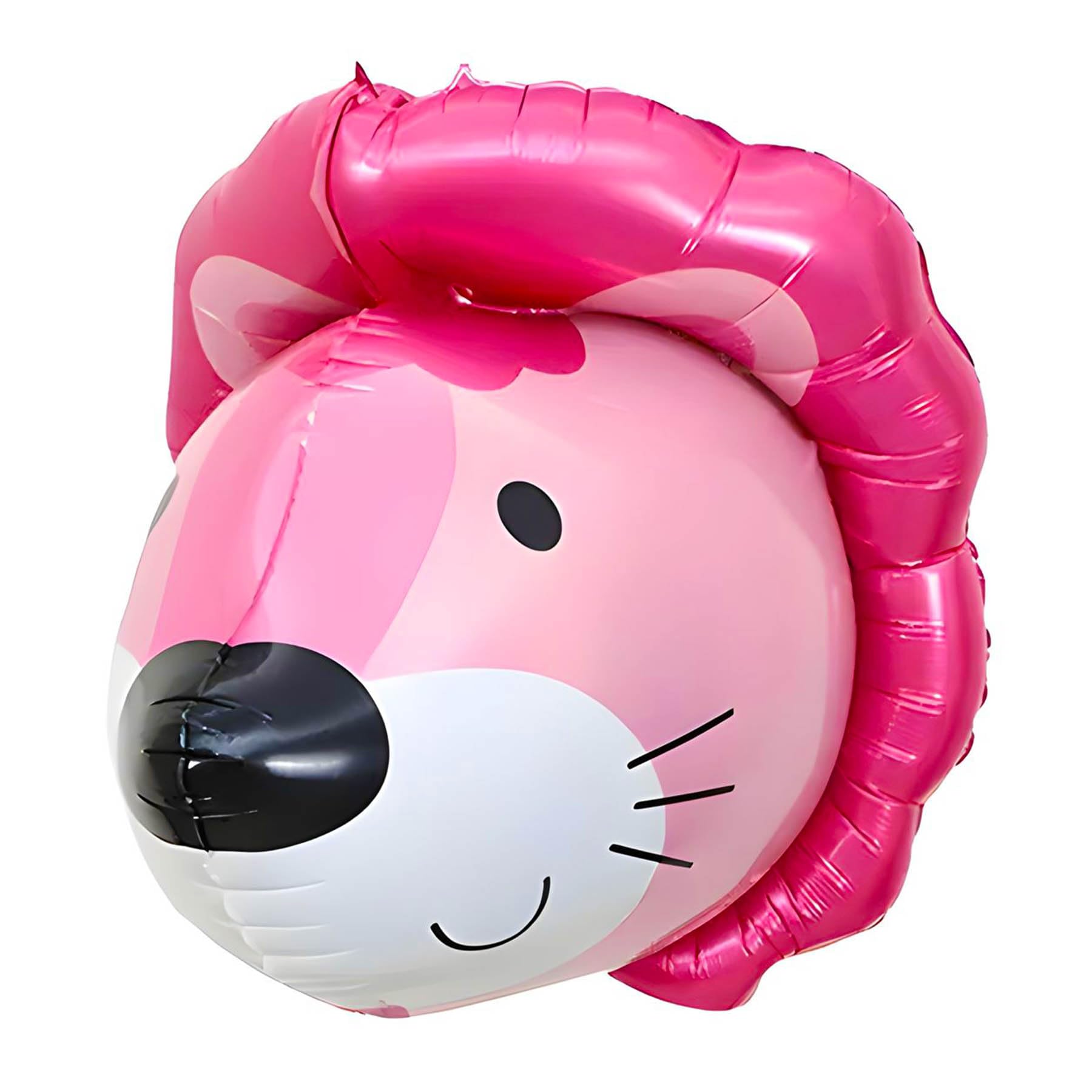 Large Pink Lion Balloon - Approx 72 x 58 cm - Perfect for Kids Birthdays, Baby Showers, Animal Themed Parties, Decorations, Gifts, Surprises