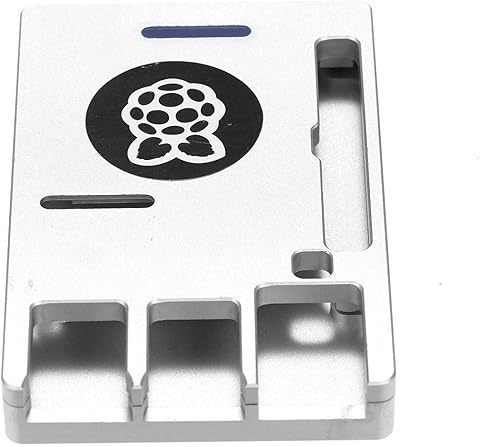 TEVISE Caja de la Cubierta del Metal de Aluminio del Caso Frambuesa Pi 4 Modelo Frambuesa Pi CNC Plata/Negro disipación de Calor Ultra-Delgada Caja for PI4 Negro DIY Módulo (Color : Silver) Informática,Componentes,Dispositivos externos,Cajas de ordenador de sobremesa