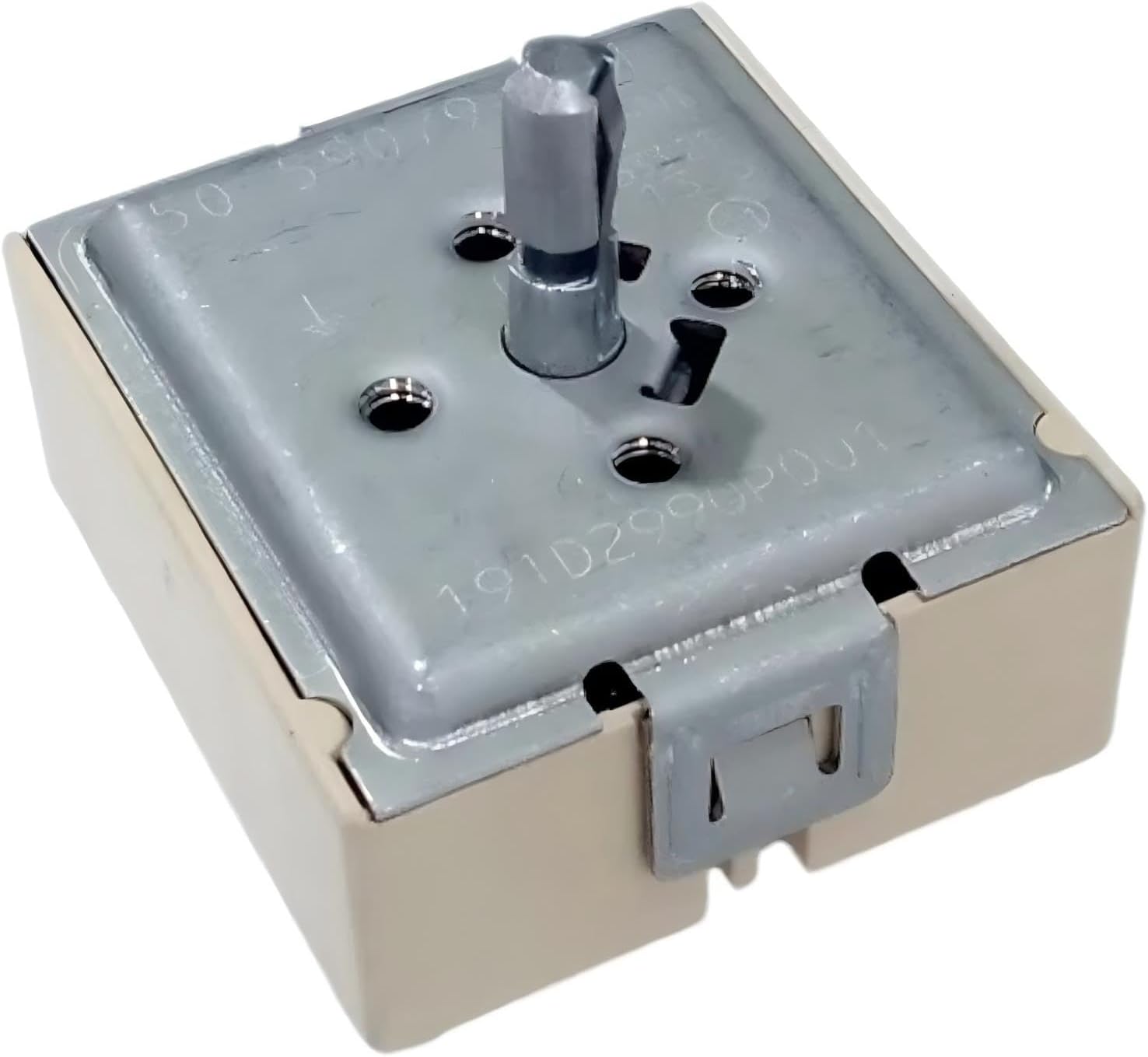 WB24T10058 Range Burner Infinite Control Switch - 15 A 240 V - for GE Cooktop Part Replacement AP2622889 PS236780 - Range Stove Infinite Switch Replacement