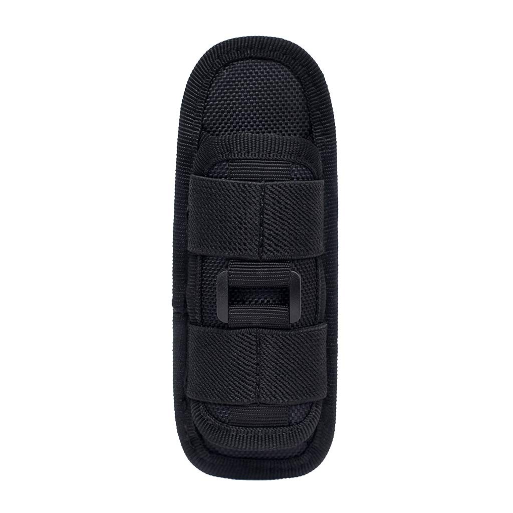 10 x Taschenlampen-Holster, Gürtel-Tragetasche, Halter mit 360 Grad drehbarem Clip