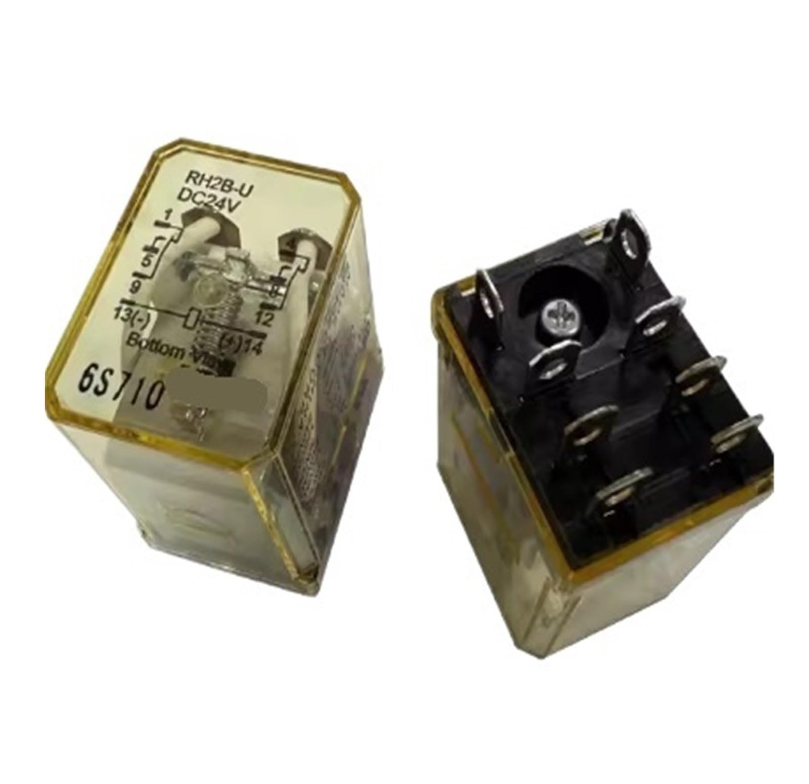 YMUGUEGH 1PCS relay RH2B-UDC24 DC24V large 8-pin