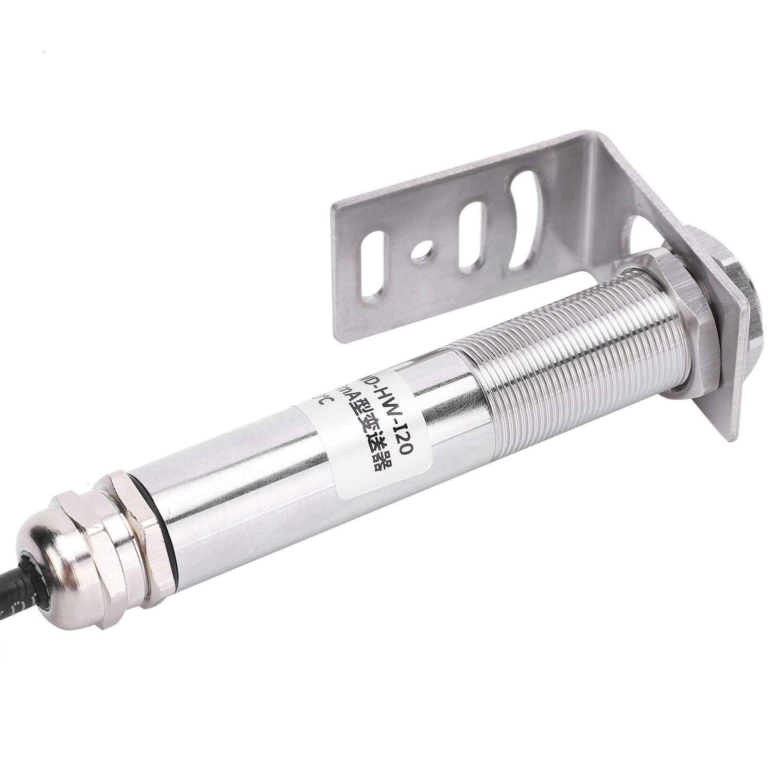 Sensore di temperatura a infrarossi senza contatto Trasmettitore ad alta precisione 4 20 mA 10 30 V CC per uso alimentare industriale Cavo in acciaio inossidabile da 18 mm (0~200℃)