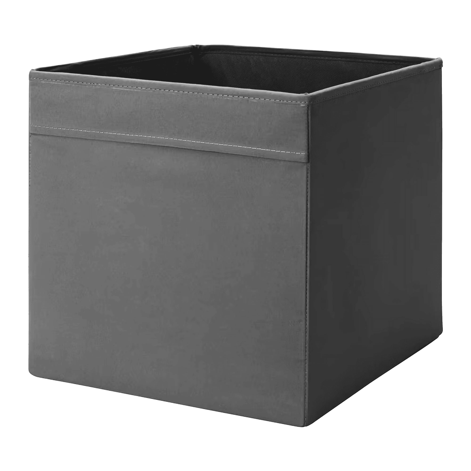 Dark Grey Storage Box - 33x38x33 cm Durable and Versatile Organizer for Home, Office, and Closet Storage Solutions, pack of 1