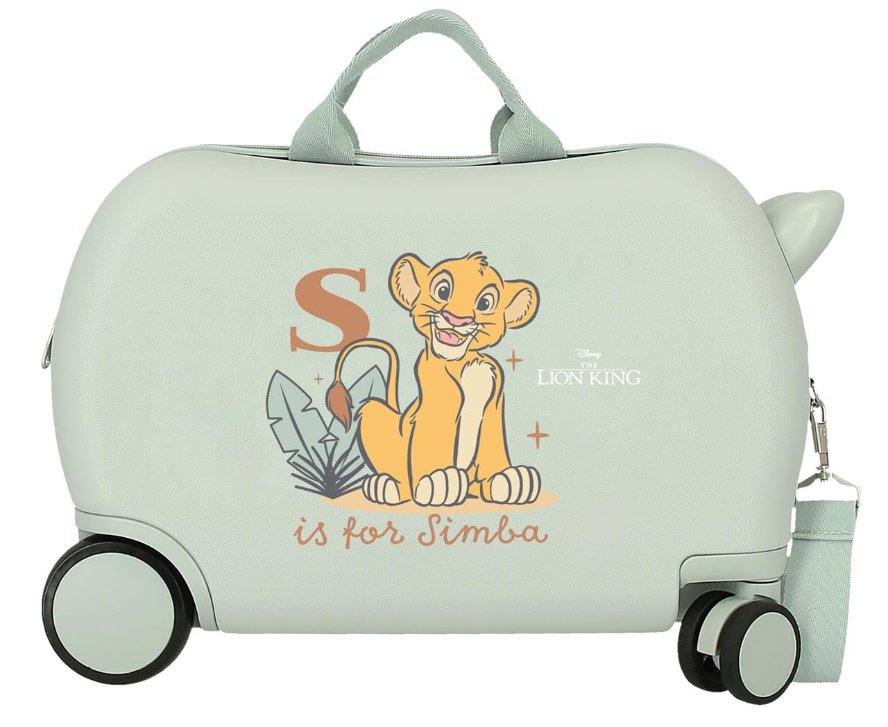 Joumma - Valigia per bambini Disney Re Leone, Sun & Sabana, 45 x 31 x 20 cm, rigida, ABS, 24,6 l, 1,76 kg, 2 ruote doppie, bagaglio a mano