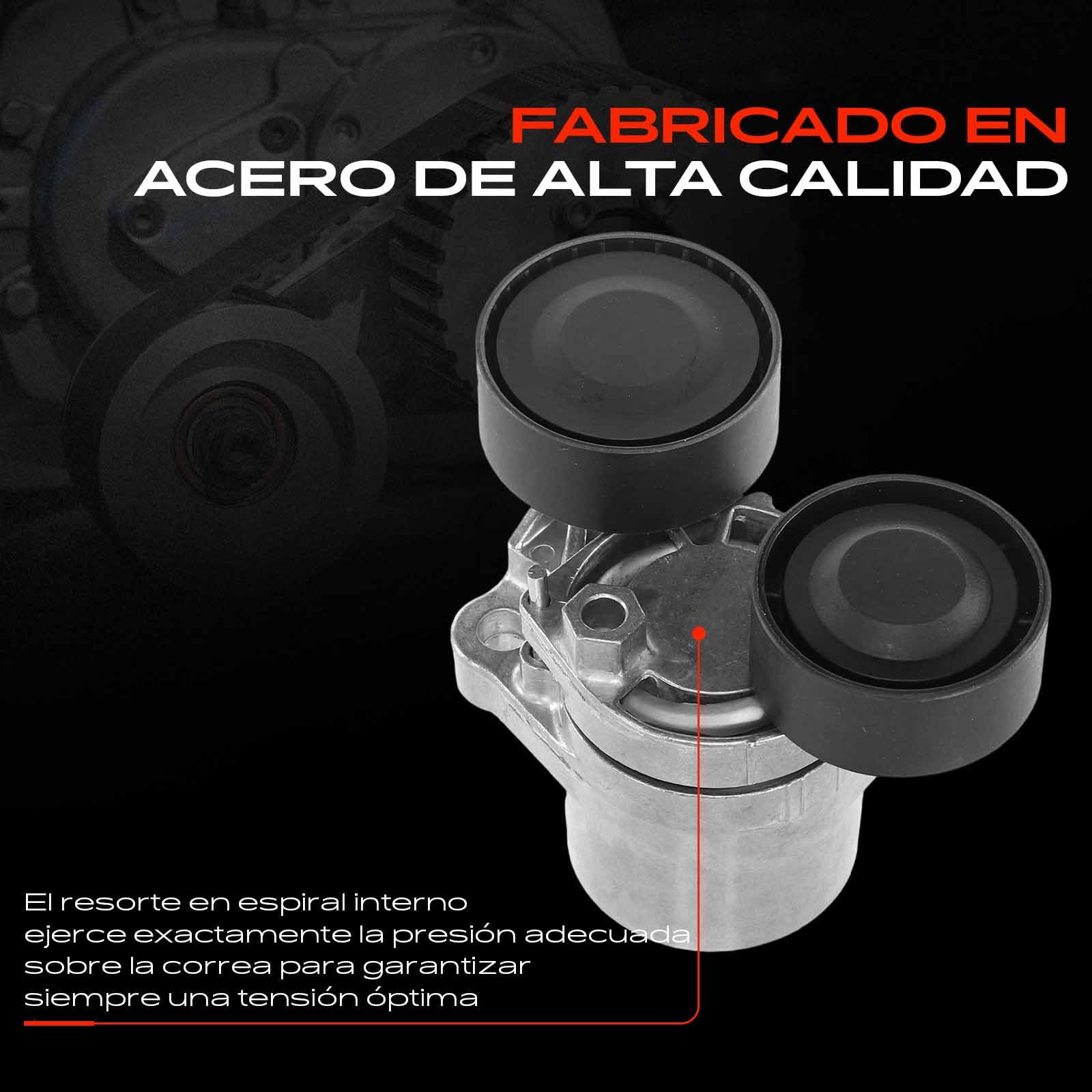 Frankberg Rodillo tensor de correa compatible con 1er F20, 2er F22, 3er F34, E90, 4er F33, F83, 5er F10, 6er F06 F12, 7er F01 2009-2021, 11287810807