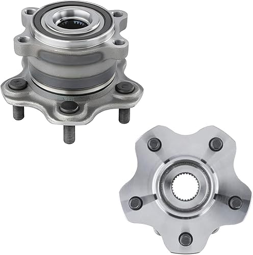 Miniatura 2 de Detroit Axle - Reemplazo de buje y rodamientos de rueda delantera y trasera AWD para Infiniti JX35 QX60 Nissan Pathfinder Murano - Juego de 4 piezas