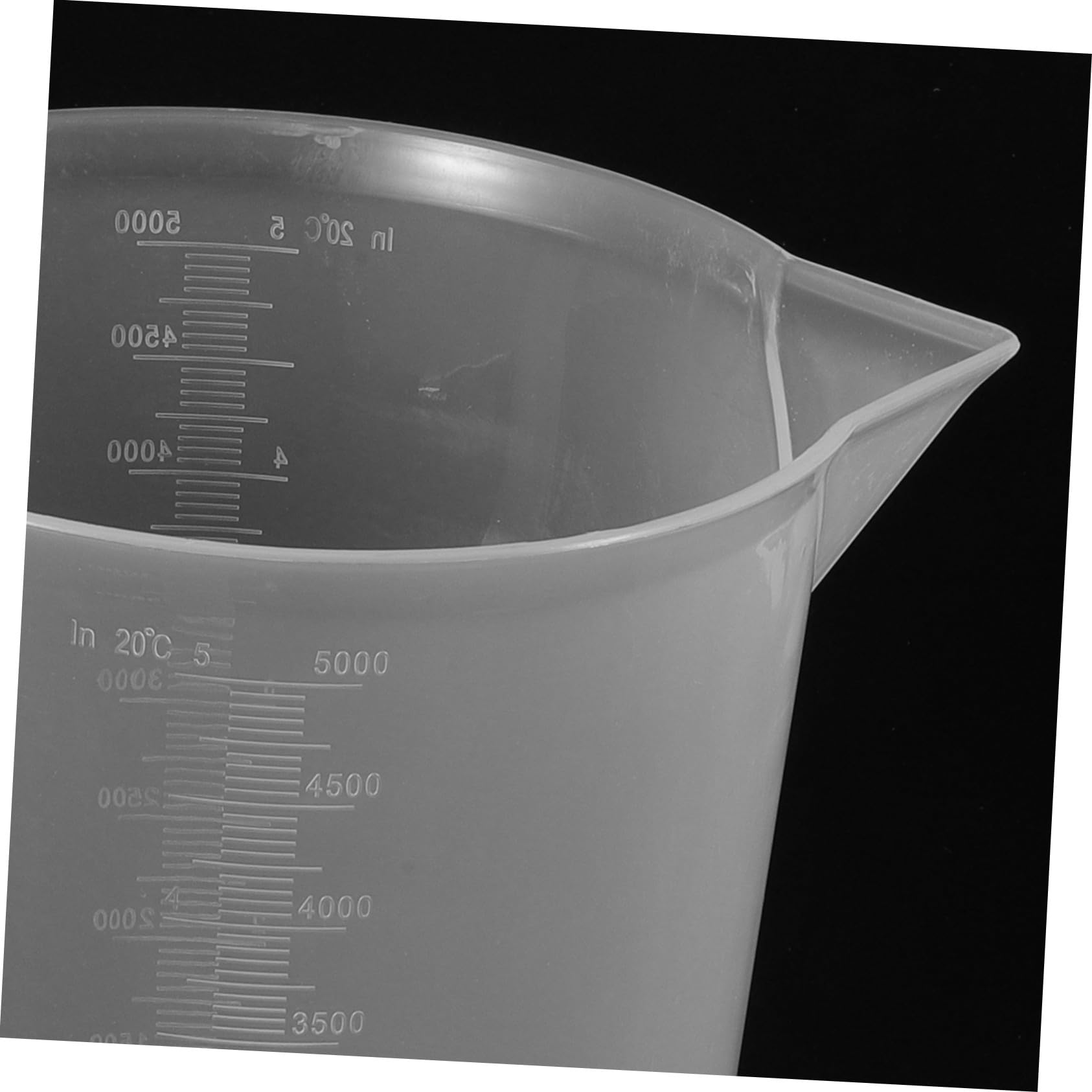 Misurino Graduato in Plastica Resistente al Calore con Doppia Scala e Manico Ergonomico Pratico per Cucina e Preparazioni Dolciarie