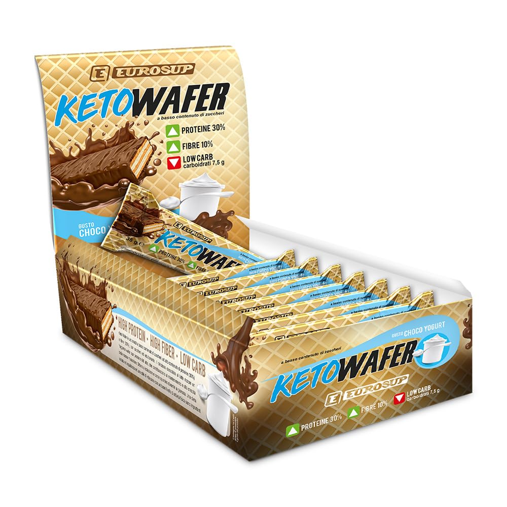 EUROSUP KETO WAFER - 24 wafer da 35 g | Choco Yogurt