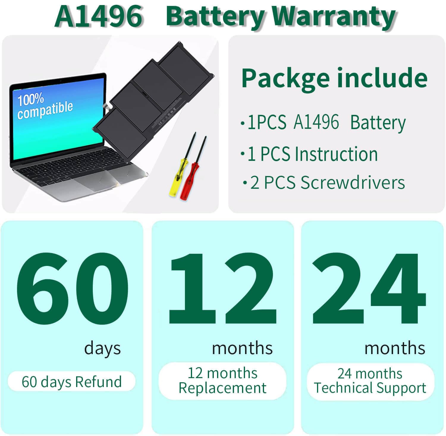 Amazon.com: A1405 A1466 Laptop Battery for MacBook Air 13 inch