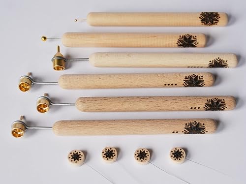 Miniatura 6 de Set of 6 kistky, Kistky set, Ukrainian Easter egg decorating kit, Ukraine egg tools, Pysanky supplies,