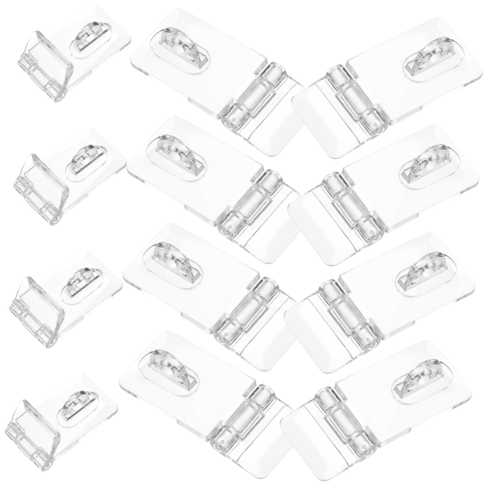 DOITOOL Sets Jewelry Box Buckle Lock Acrylic Hasps Plastic Hasp Latches for Small Jewelry Box