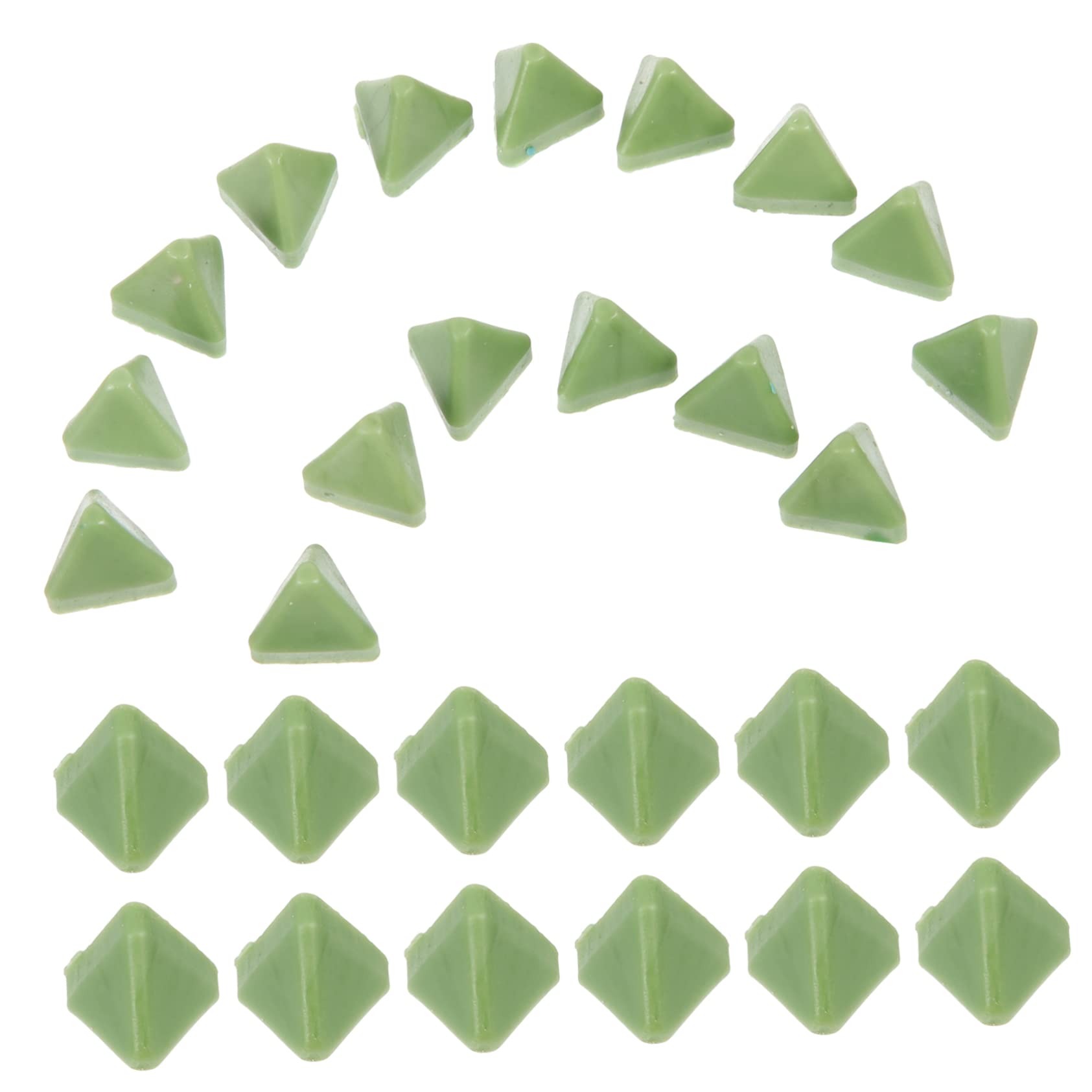 DIYEAH 1 Set Triangle Abrasive Tumbling Media for Jewelry Polishing Craft Buffing Abrasive for Vibratory Finishing Deep Surface Polishing Non Deforming Stable